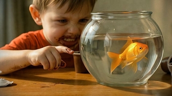 Maurice & the Goldfish | Nestlé AI spec ad