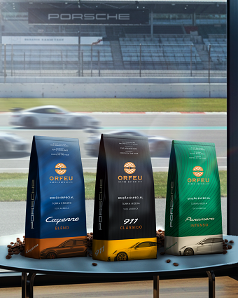 Packaging Design - Porshe + Orfeu Coffee
