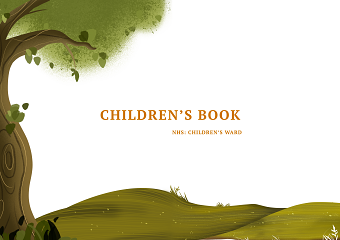 Illustrated Children's Accordion Book for Pre-Treatment and Post-Treatment Anxiety