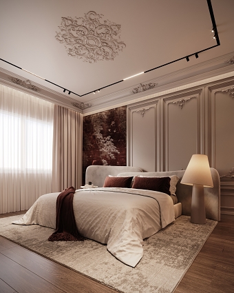 Neoclassic - master bedroom