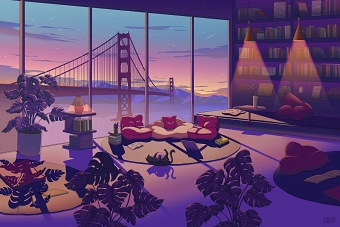 Key Visual for Lo-fi Hack #1 San Francisco 2/22/25