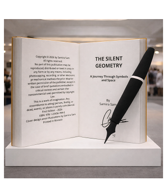 The Silent Geometry — Sculptural Book Installatio