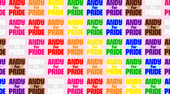 Brand, Web Design + Shopify Dev for Andy For Pride
