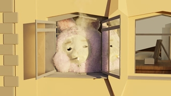 Bunny in a Bunny suit