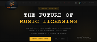 Beat Exchange Web3 website