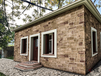 Restoration and roof addition in pre-1955 single storey building in Kampos valey, Chios, Greece