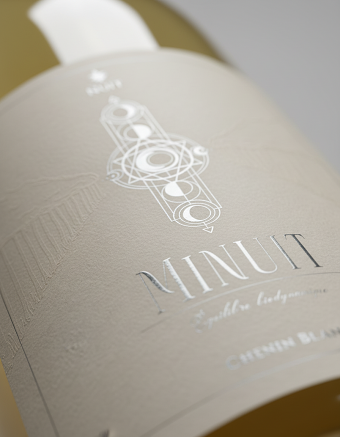 Nuit Biodynamique Wine Label Series Packaging