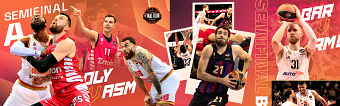 Euroleague Basketball Social Media Carousel Design