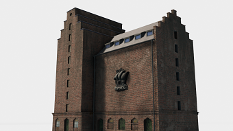 Realistic Low Poly - Opitmised buildings - Straslund Port