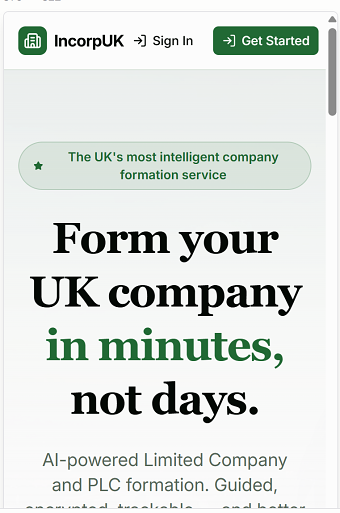New Startup Company app