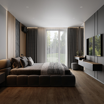 Luxury Bedroom Interior Design | Private Residence