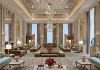 Arab Style Majlis Interior Design by Antonovich Group