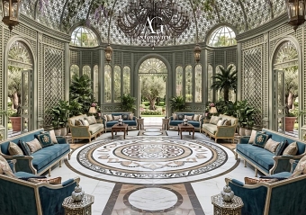 Majlis Interior Design by Antonovich Group: Crafting Timeless Luxury and Arabian Elegance