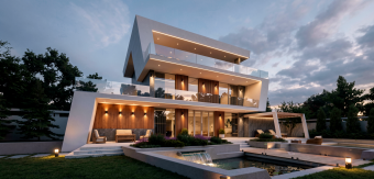 Modern Residence & Guest Courtyard | Architectural Walkthrough