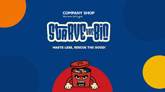 StarveTheBin : Company Shop Surplus Campaign Branding