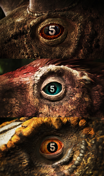 Dinosaur with Stephen Fry promos