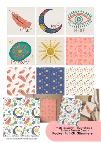 Surface Pattern Design & Illustration - Pocket Full of Glimmerd