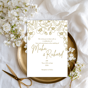 Event invitation design