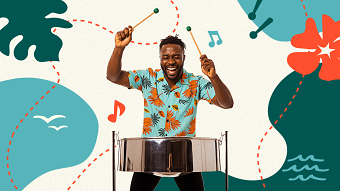 Caribbean Steelpan Tours Branding Project