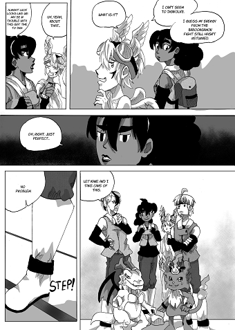 Traditionally drawn comics from various projects