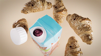 Full CGI Yogurt advert