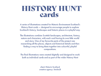 History Hunt Cards for Historic Scotland