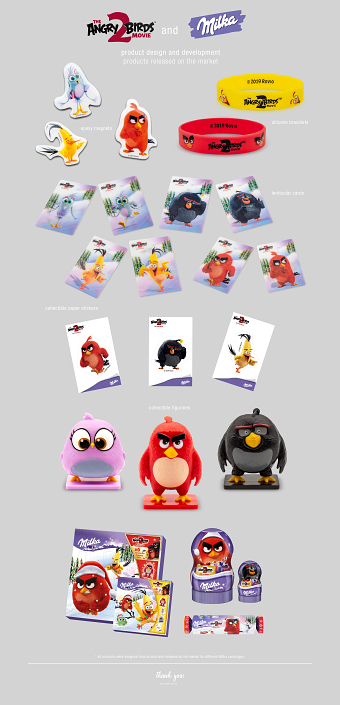 Advent Calendar Milka _ Angry Birds licensing