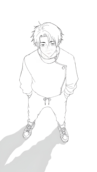 Yuta Okkotsu Drawing by Dhruvil Parikh