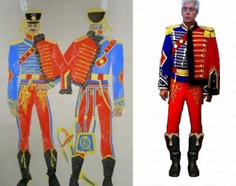 Hussar costume for the Opera
