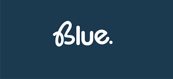 Blue. | Logo, web, product, branding design
