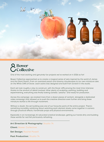 Studio 74 x Bower Collective: James and the Giant Peach