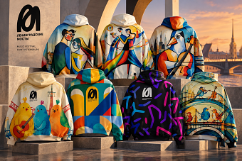 Leningrad Bridges — Festival Hoodie Collection