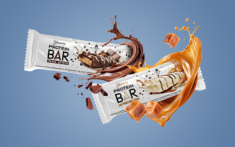 Peak Yummy Protein Bar Package design