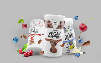 Yummy Vegan Protein Package Design