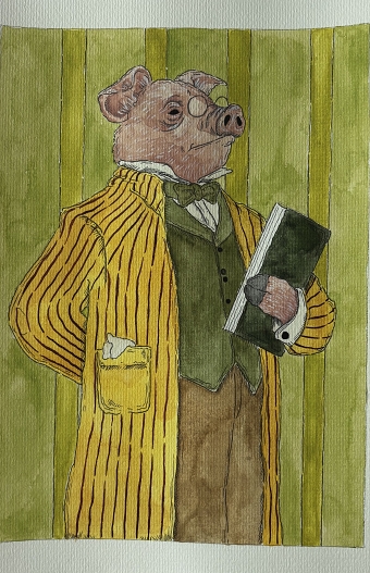Mr Piggy - character design