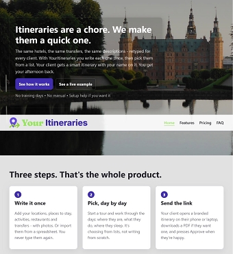 Your Itineraries