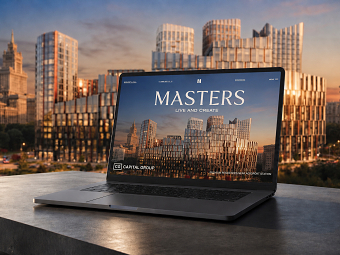 Website for the premium residence MASTERS