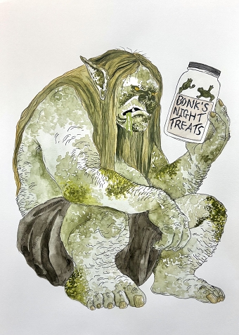 Meet Bonk, forest troll