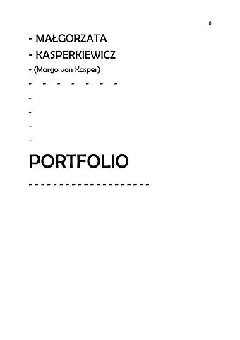 Margo von Kasper Portfolio