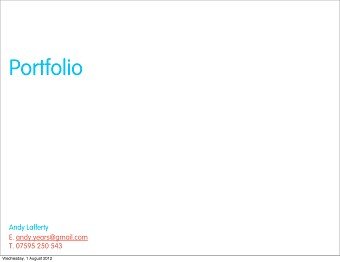 Portfolio