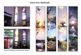 Surreal photographic designs for private and public commissions.