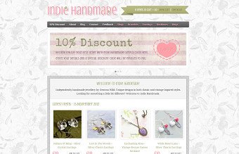 Indie Handmade (Jewellery Shop) - E-commerce - Wordpress - Woocommerce