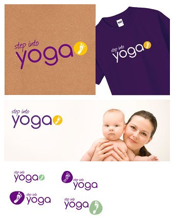 Corprate ID for step into Yoga