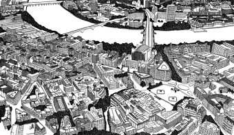 London Aerial Illustrations