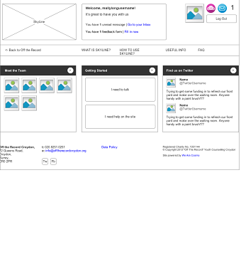 Off the Record Croydon | ‘SkyLine’ Microsite