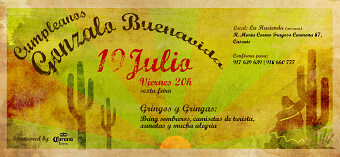 B-Day Invitation
