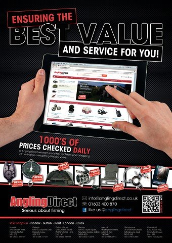 Angling Direct full page Total Carp bookazine advert