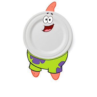 Patrick As A Plate