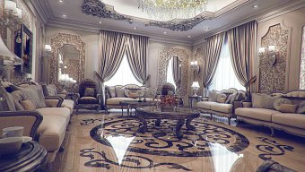 3D visualization for a private palace