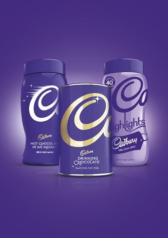 Cadbury Hot Chocolate portfolio redesign